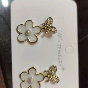 Korean Studded Beautiful Flower Earring