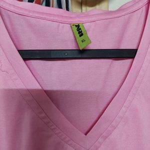 Pink Top Short Sleeves