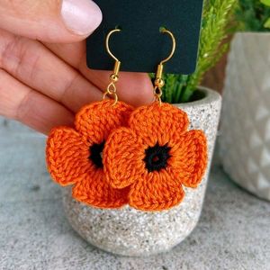 Crochet 🧶 Earrings 😍