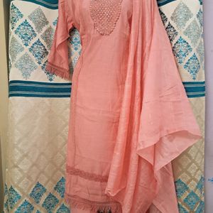 Peachy Pink.pakistani Style Set