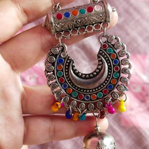 Multicoloured Jhumka