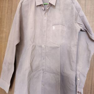 Men Formal Shirt Grey