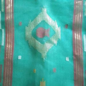 Brand new light weight thread work saree &fall