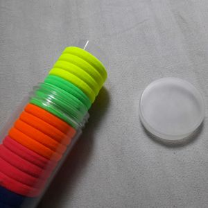 20PCS Elastic Hair Ties, Seamless Rubber Bands.