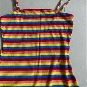 Multicolored Bodycon Dress