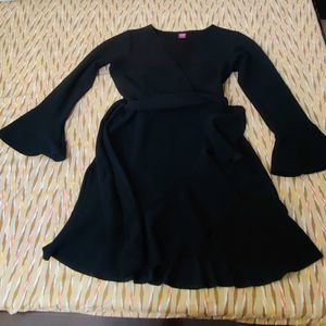 Black Wrap Dress