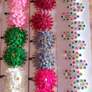 Colourful Hair Clips.