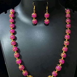 PINK NECKLACE SET