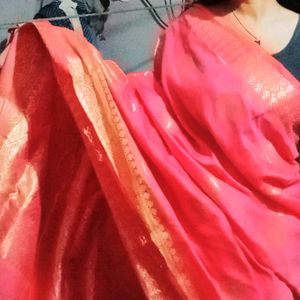 Baby Pink Colour Saree