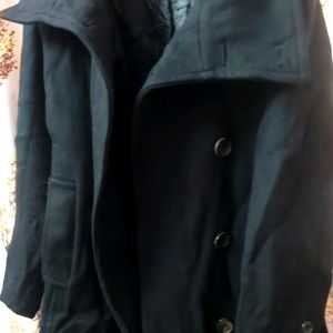 Korean Black Long Coat