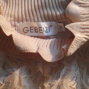 Creme Lace Y2k Top