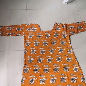 Kalamkari Rayon Kurta