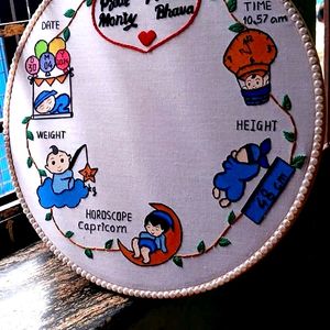 New Design Baby Foot Print Embroidery Hoop