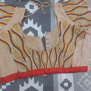 Ethnic Yellow Blouse