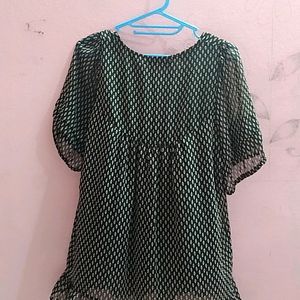 women polka top