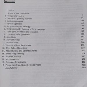 Class 11 Computer Textbook