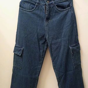 Cargo Denim,Sided Pocket