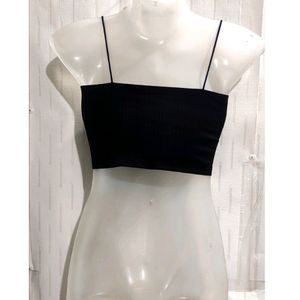 Black Crop Top For women's