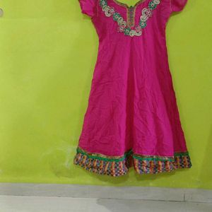 Anarkali Red Rose