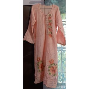 Straight Kurta With Afghani Salwar And Dupatta