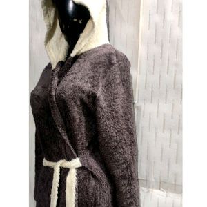 Hoodie Bathrobe For women's