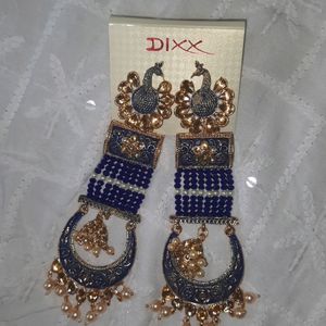 🦋 BRAND NEW GRAND EARINGS WITH PEACOCK DESIGN