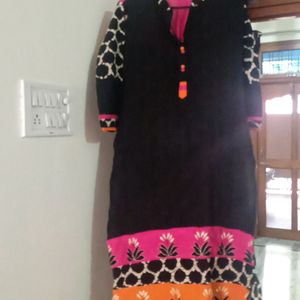 Cheapest Black Colour Kurta