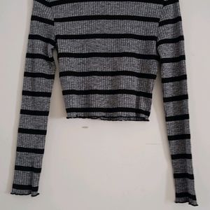 Price Slash ! Smart Striped Casual Top