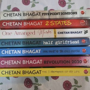 Chetan bhagat book set, any one for 100