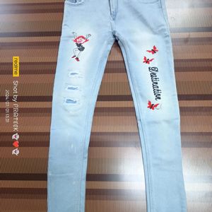 (N-05) 26 Size Slim Fit Denim Jeans