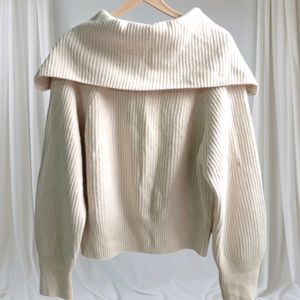 Collared Zip-up Sweater