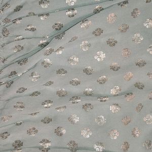 Faded Pastel Green Ready Made Sari