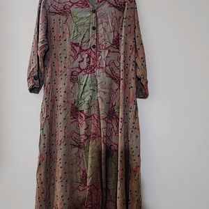 Mauve A line Kurti