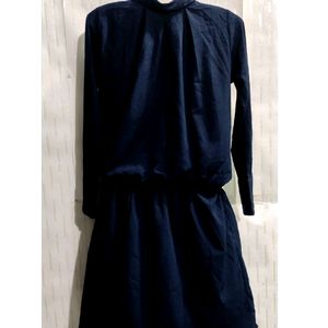 Navy Blue Dress For women's