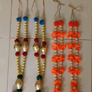 Unused Four Pieces Haar Mala Necklace