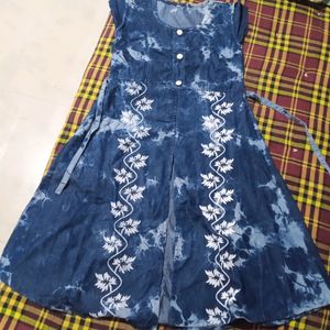 Blue Anarkali Dress