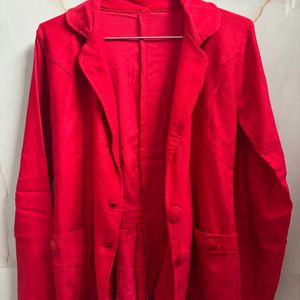 Mary Jane Red Blazer