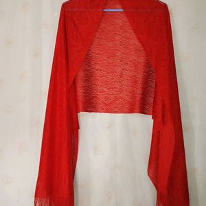 Red Scarf (Lace)