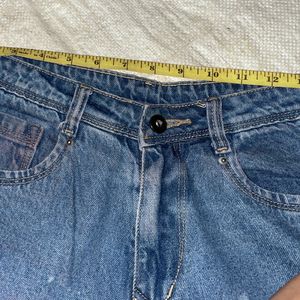 High Waist Denim Short For Women