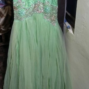 Beautiful Light Green Gown L Size