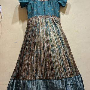 Ethnic Long Kurta & Dupatta Festive ware Size XL