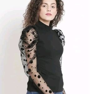 Full Sleeve Black Top