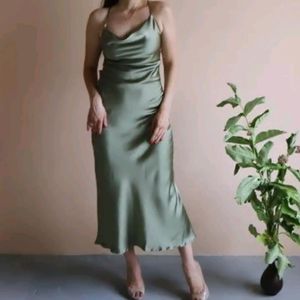 Classy Satin Maxi Dress Pinterest Fairycore Y2k