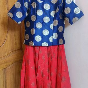 Pantaloons Ethnic Skirt And Top