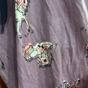 Nightwear Pyjama  Print Unicorn