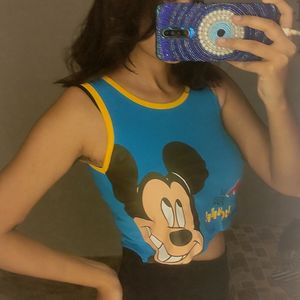 Mickey Mouse Crop Top