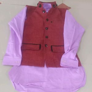 Men Kurta With Jacket