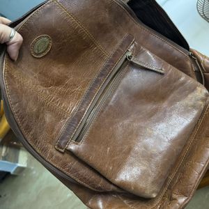 Pure Leather Fossil Original Unisex Backpack