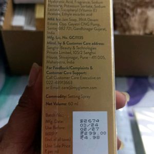 (Sealed Pack) Makeup Fixer