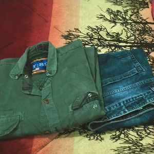 Jeans Shirt For Men